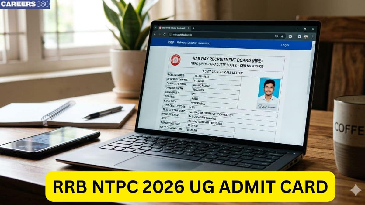 RRB NTPC UG Admit Card 2026 Out : Direct Link to Download Hall Ticket